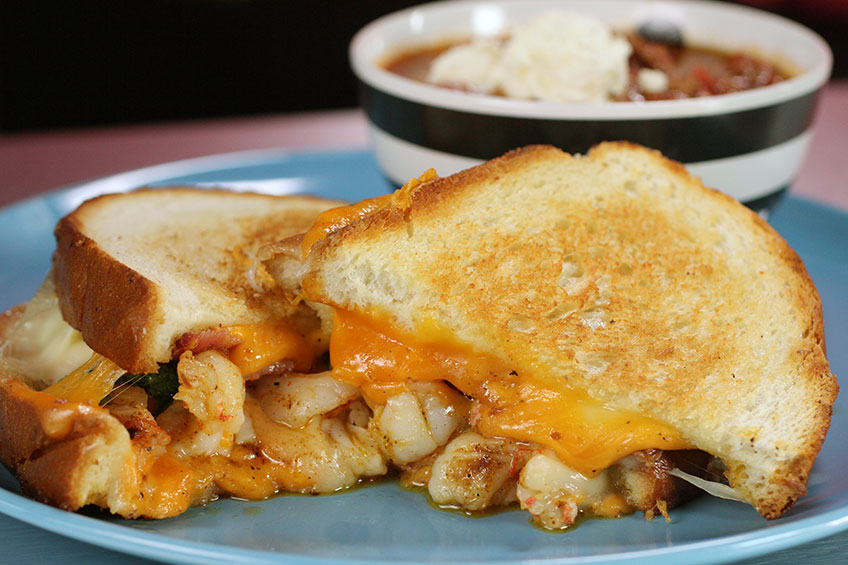 shrimp grilled cheese