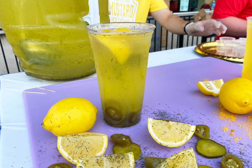 Spicy Pickle Lemonade from Real Fruit Drinks