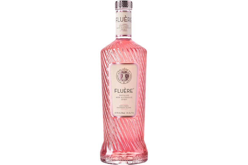 Bottle of FLUÈRE Pink Gin Alternative
