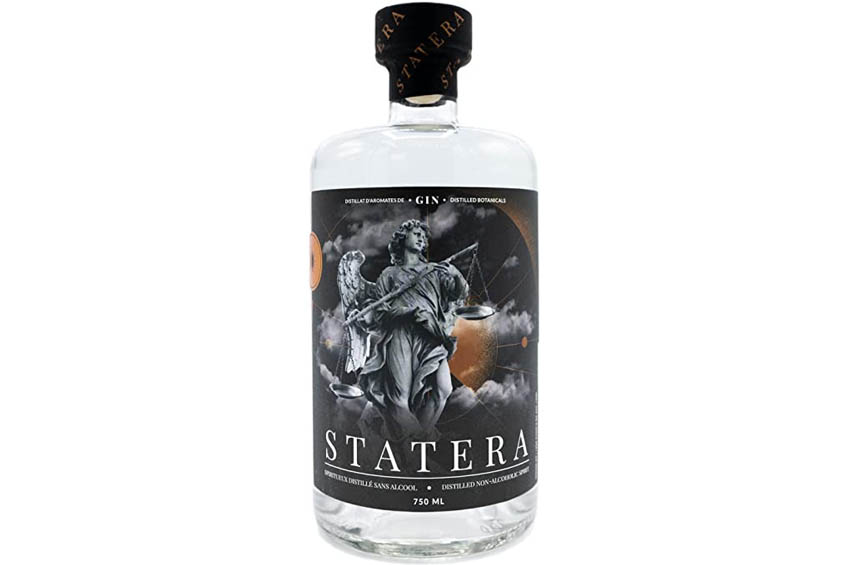 Bottle of Statera Non-Alcoholic Gin with Electrolytes
