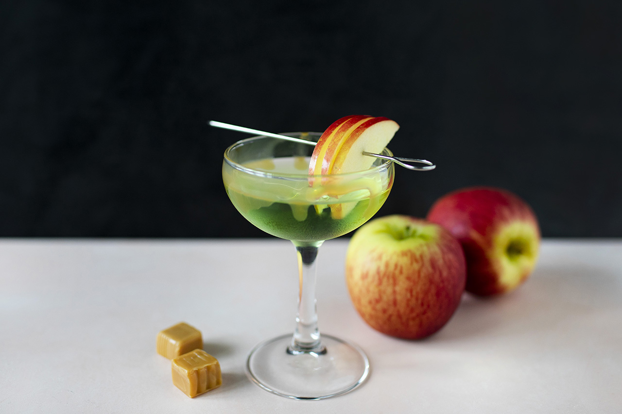 Enjoy This Seasonal Caramel Apple Martini All Season Long