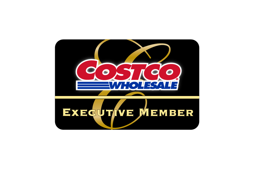 A shot of the Costco Executive Membership card