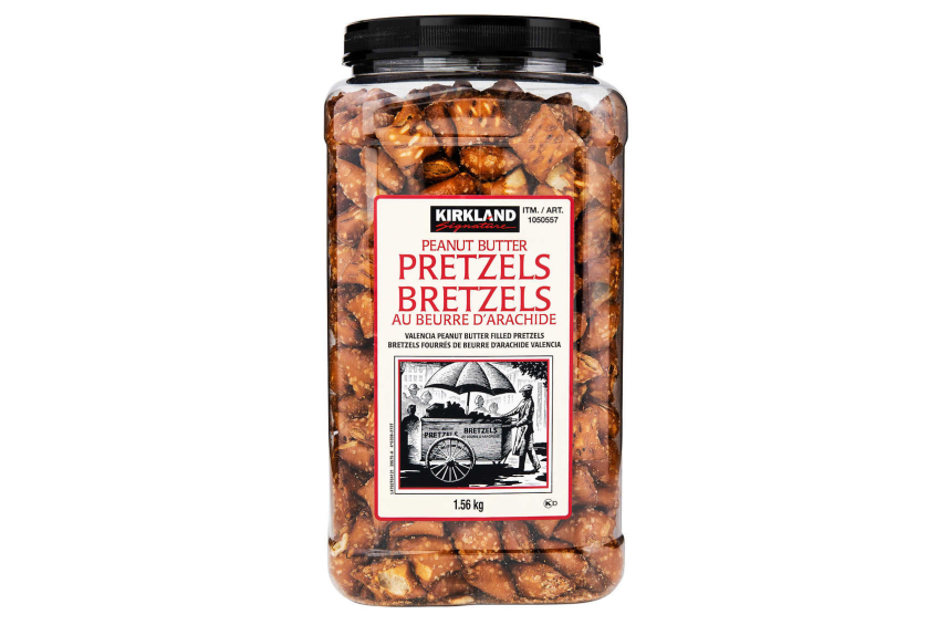 Product shot of the Kirkland Signature Peanut Butter Pretzels