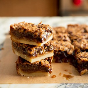 Gooey Brown Butter Maple Pecan Squares