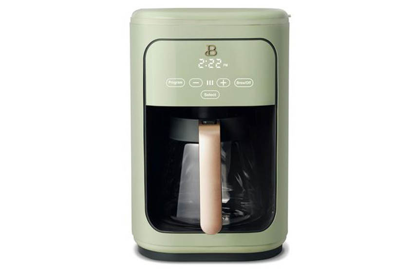 Drew Barrymore Beautiful 14 Cup Touchscreen Coffee Maker in Sage Green
