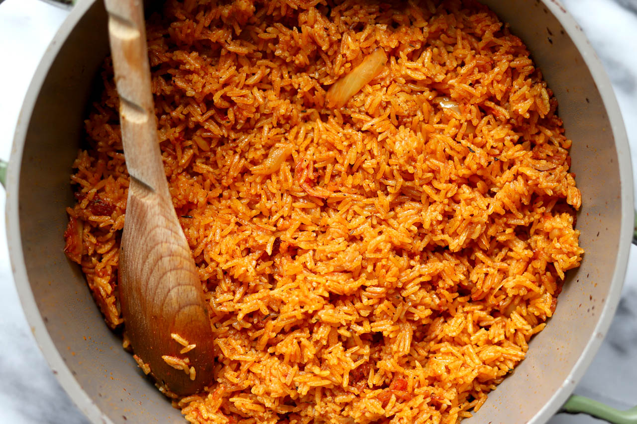 West African-style Jollof Rice with Chicken