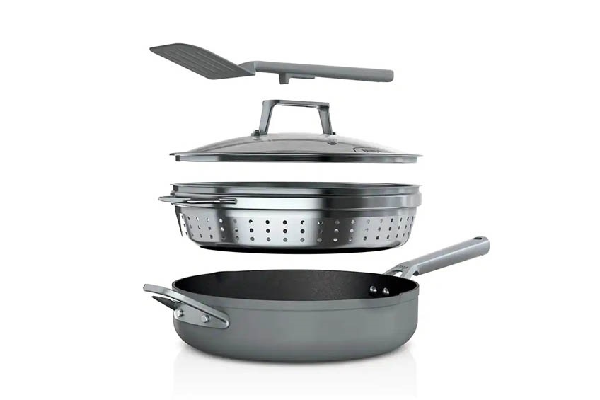 Ninja Foodi Possible Pan with steamer, lid and spatula