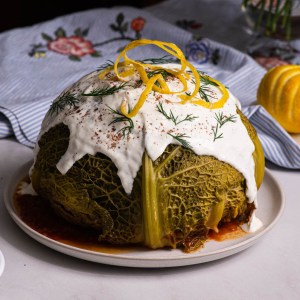 Jumbo Cabbage Roll Meatloaf is a Showstopping Main