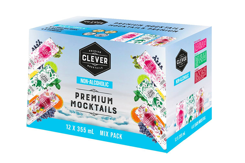 Clever Premium Mocktails Mix Pack 355 mL 12-pack