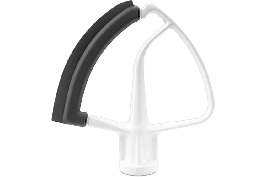 KitchenAid stand mixer whisking tool with rubber edge