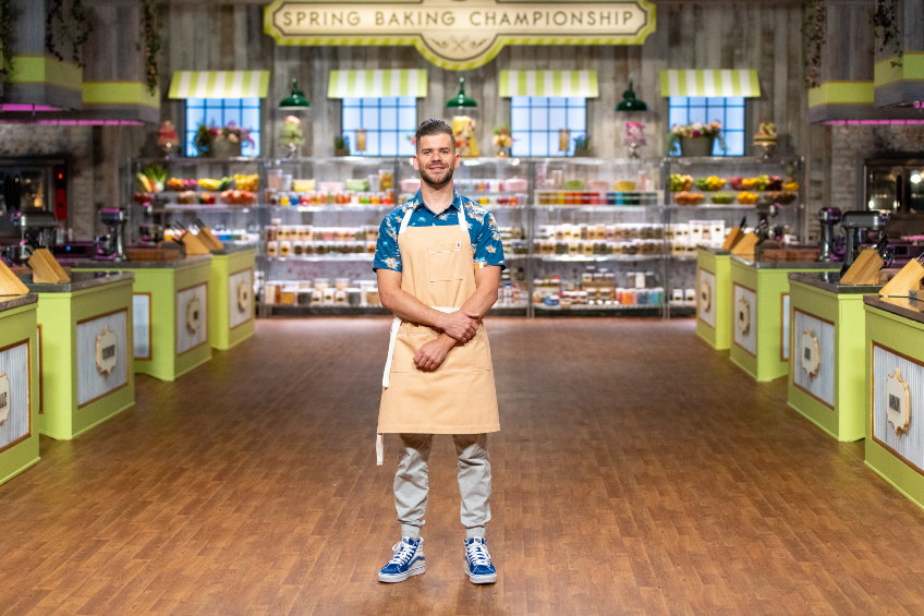 Contestant Clement Le Deore on Spring Baking Championship Season 9