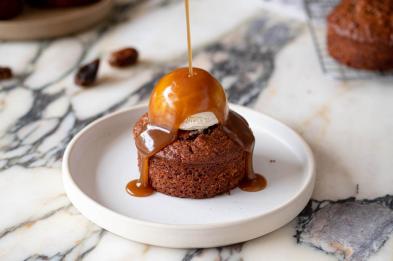 Sticky Toffee Carrot Cake Puddings | Food Network Canada