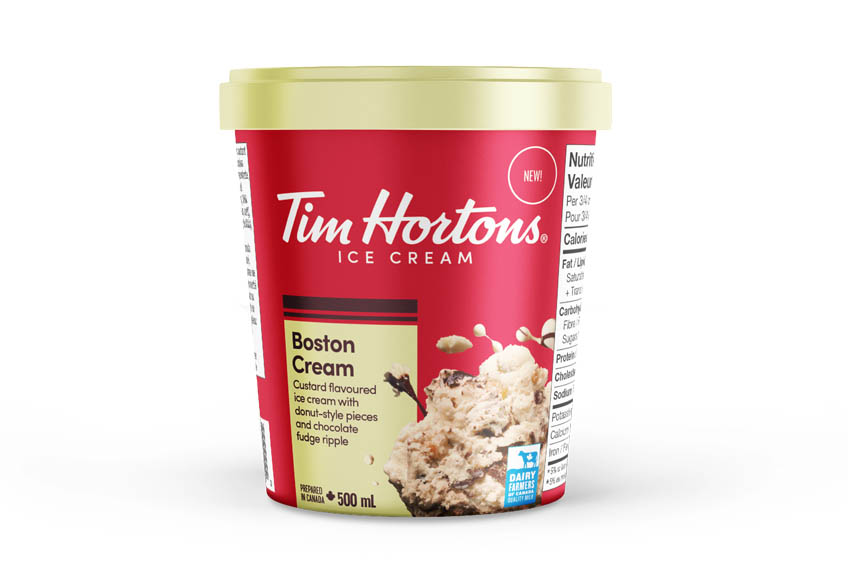 Tim Hortons Boston Cream Ice Cream