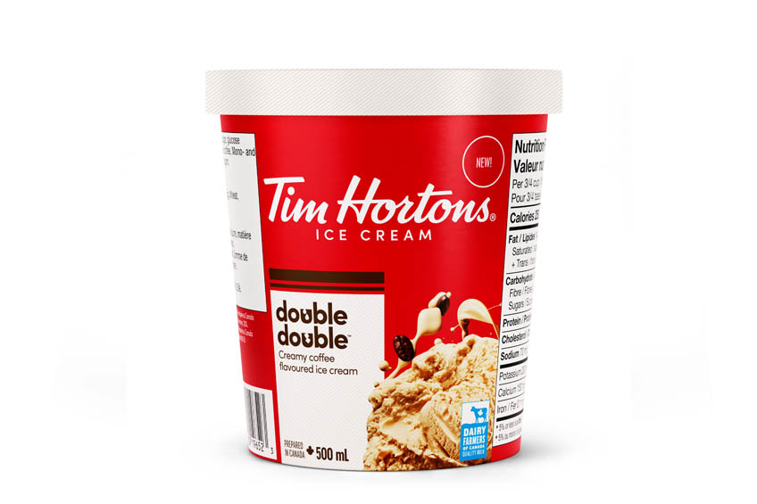 Tim Hortons Double Double Ice Cream