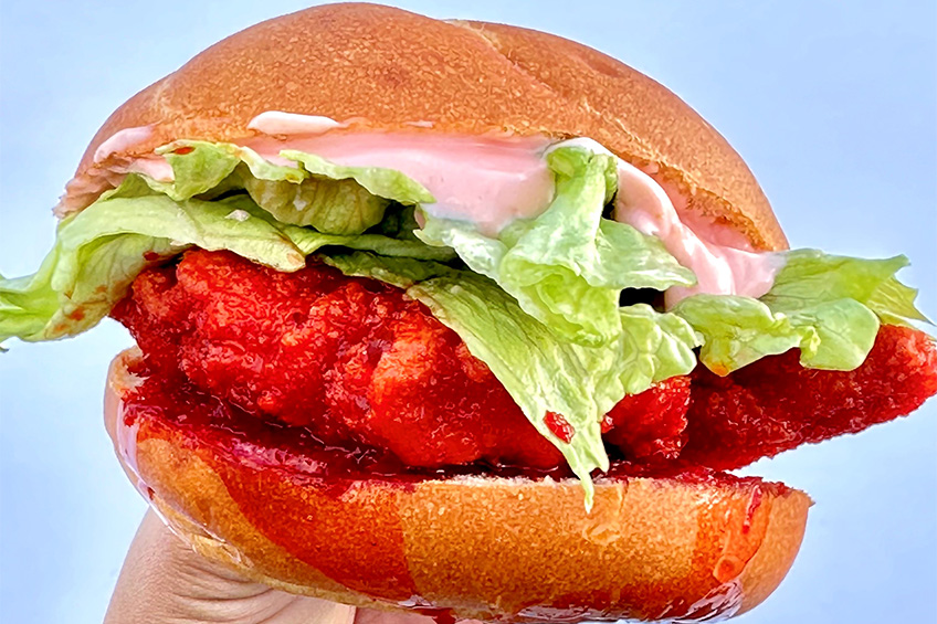 Kool-Aid Chicken Burger from Chicky’s Chicken
