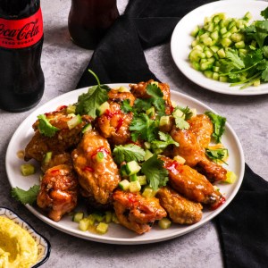 Scotch Bonnet Wings with Curried Aioli