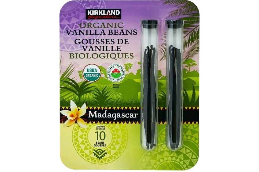 Kirkland vanilla beans in vials