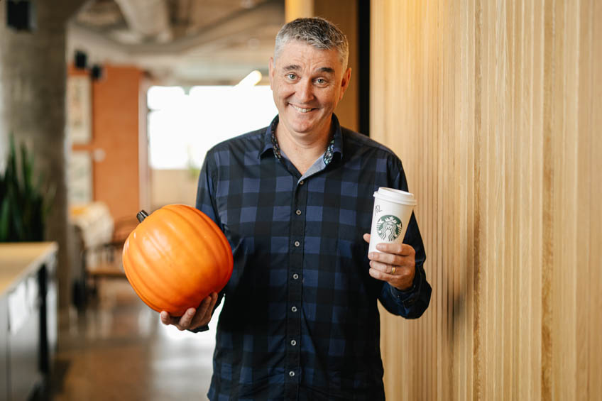 Peter Dukes, AKA the creator of the Starbucks Pumpkin Spice Latte