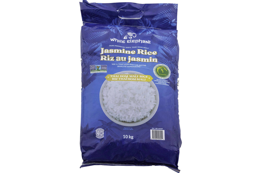 A 10kg bag of Thai Jasmine rice