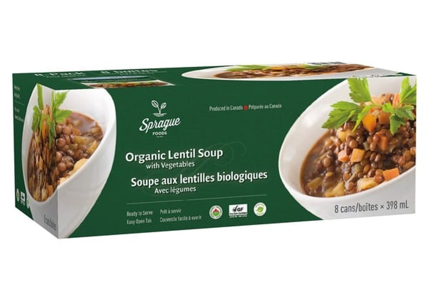 Sprague Organic Lentil Soup large format pack
