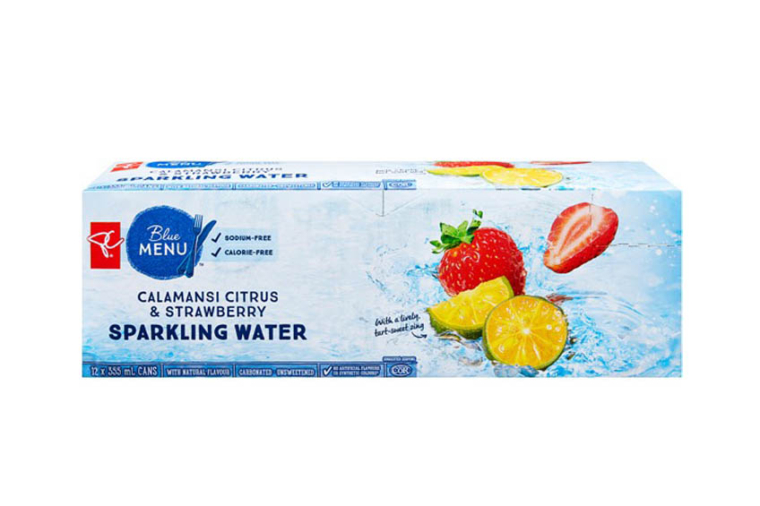 PC Blue Menu Calamansi Citrus and Strawberry Sparkling Water