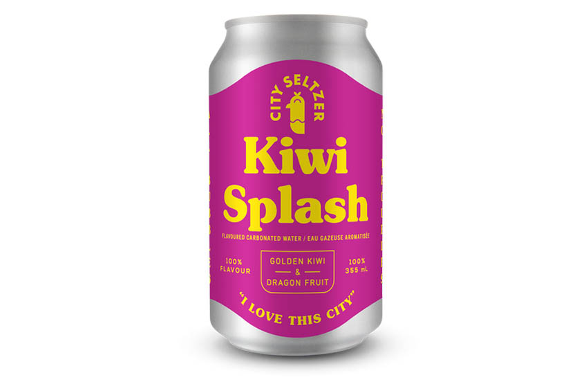 City Seltzer Kiwi Splash