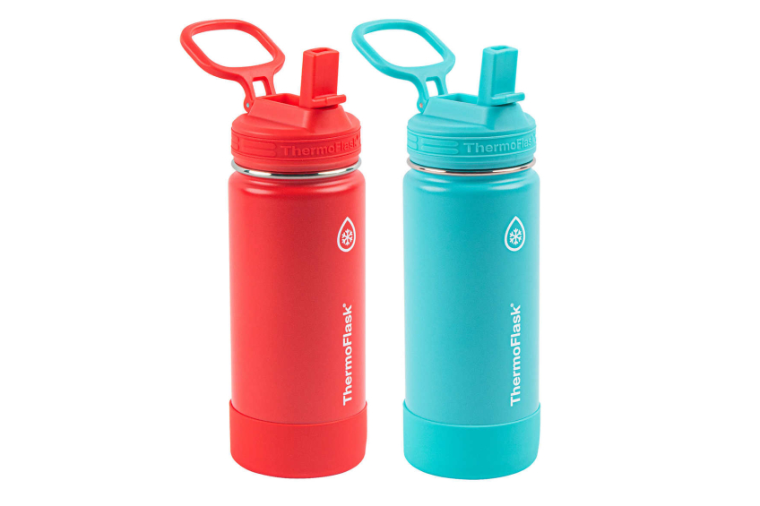 Thermoflask kids waterbottles in red and blue