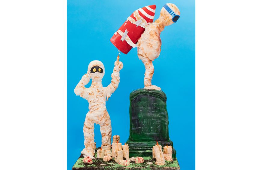 Mummies cake from The Big Bake: Halloween