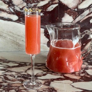 Mix Up This Lychee Rosé Bollybellini for a Crowd