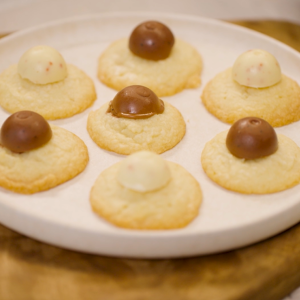 Anna Olson's Chocolate Truffle Shortbread Cookies