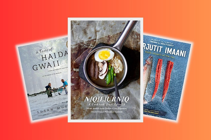 A selection of Indigenous cookbooks