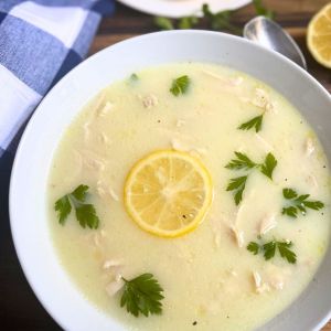 Greek Lemon Chicken Soup (Avgolemono)