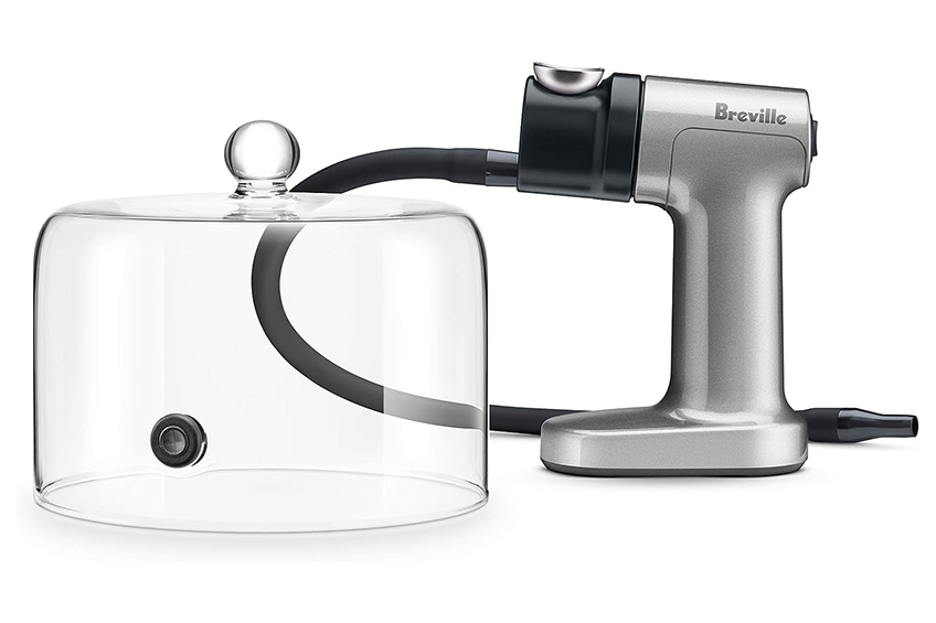 Breville Smoking Gun and Cloche against a white background