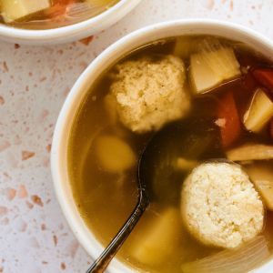 Bubby’s Chicken Matzo Ball Soup for Sore Throats and Colds