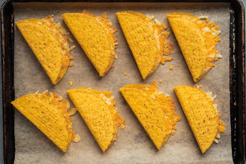 old el paso toasted taco shells with cheese