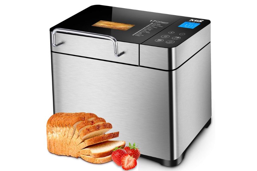 KBS Large 17-in-1 All Stainless Steel Bread Maker