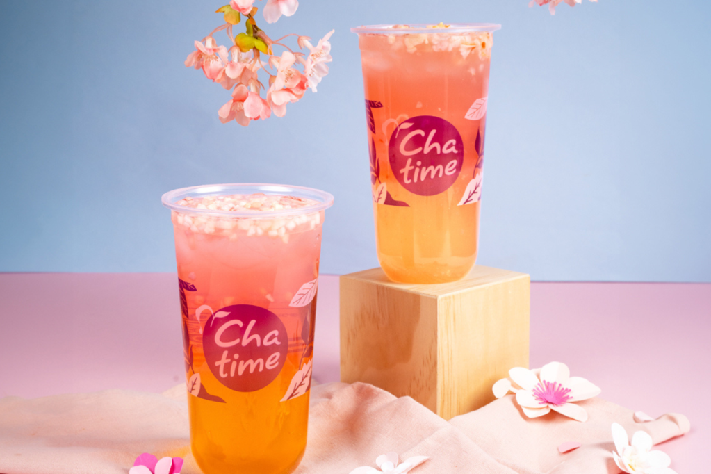 Chatime Sakura Bloom beverages