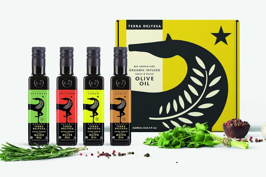 Terra Delyssa Organic Single Source Infused Extra Virgin Olive Oil Gift Set