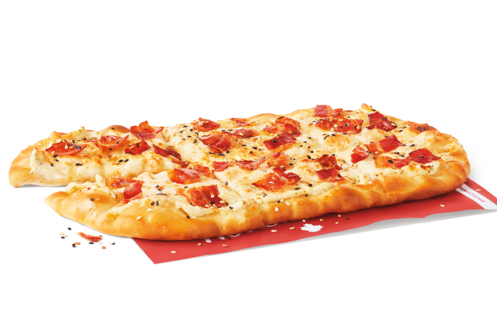Tim Hortons Bacon Everything Flatbread Pizza