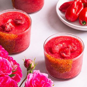 Raspberry Habanero Frozen Margaritas