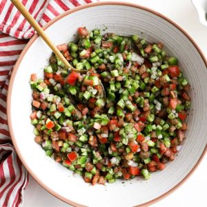 This Refreshing Shirazi Salad is Perfect for a Summer Day