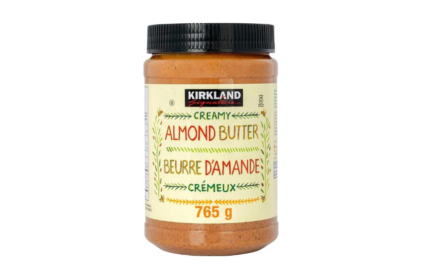 Product shot of Kirkland Creamy Almond Butter