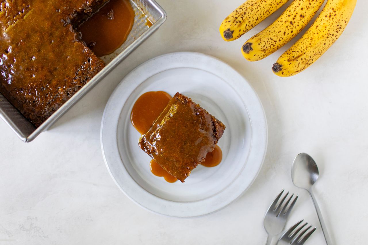 Sticky Toffee Banana Cake