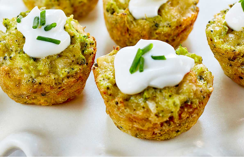 Broccoli Cheddar Bites