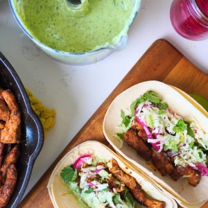 Crispy Mexican Pork Tenderloin Tacos