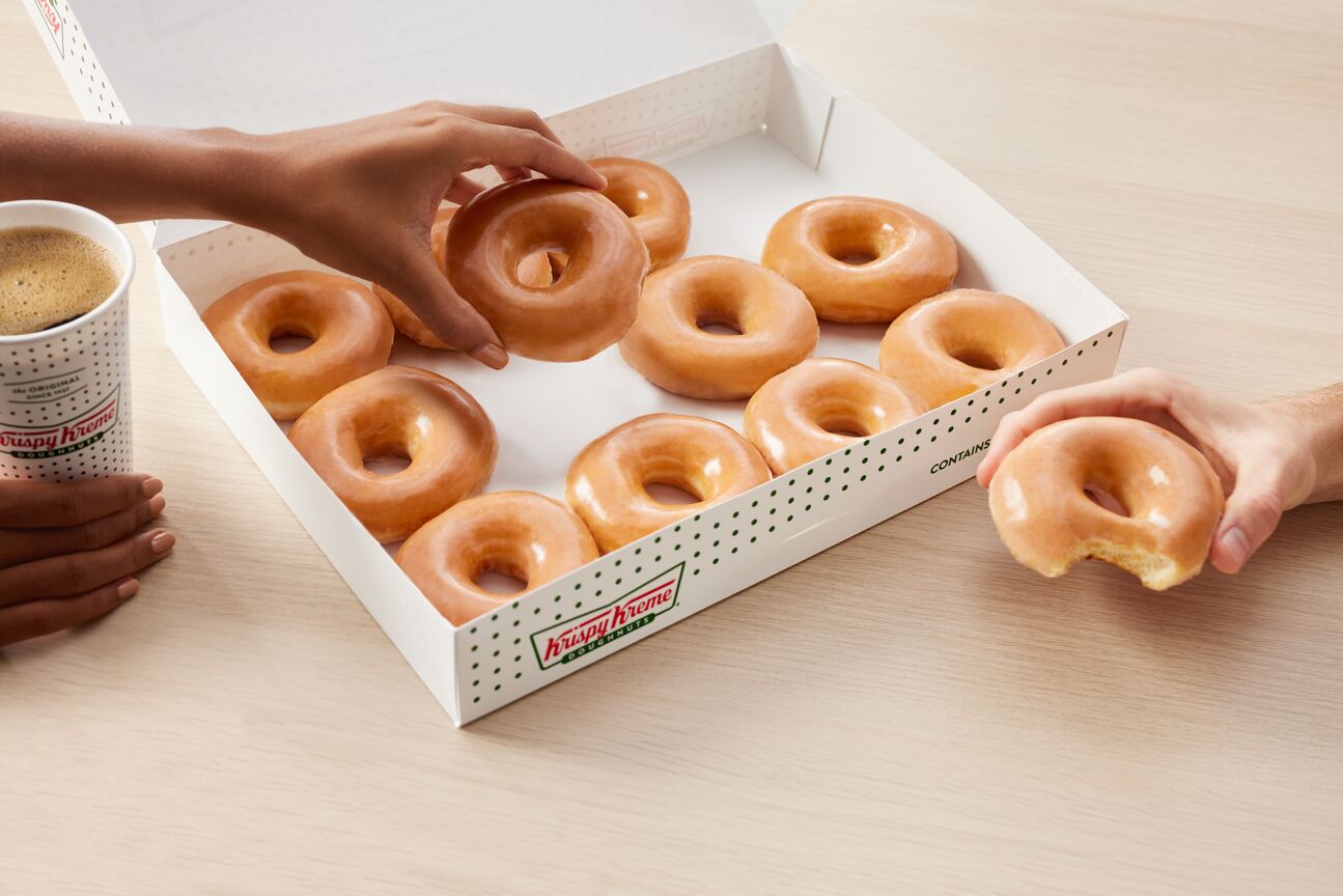 Krispy Kreme Original Glazed doughnuts