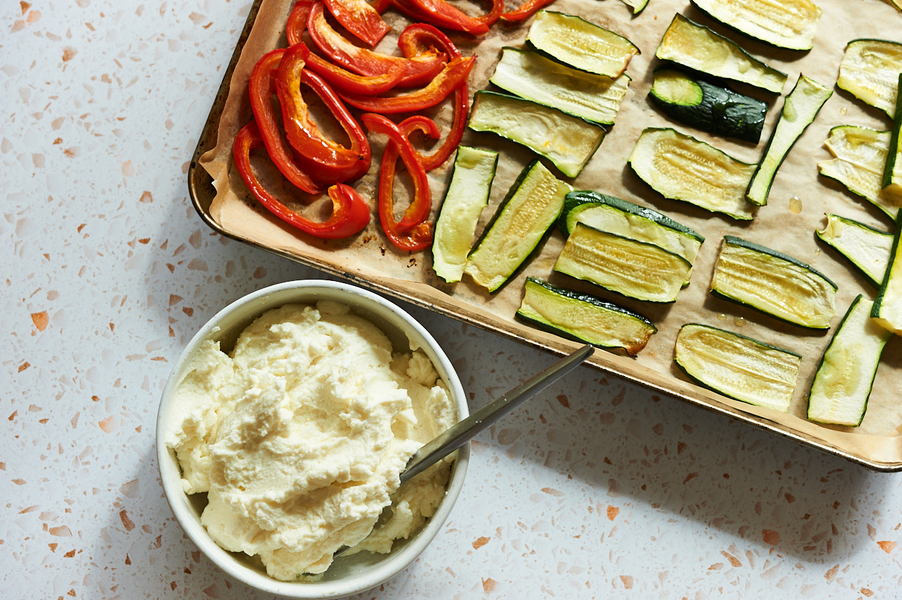 veggies in oven