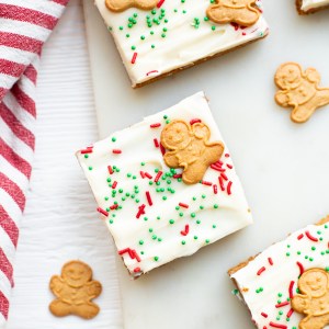 Gingerbread Cookie Bars